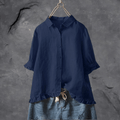 Sonika - Oversized Button-Up Blouse