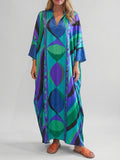 Celeste | Ocean Geometric Maxi Dress