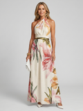 Hester | Soft Halter Flowing Skirt Maxi DressRegular price