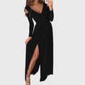 Beverly - Long elegant split dress