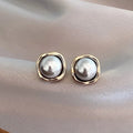 Aurora Still Black Pearl Earrings