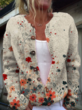 Sabrina | Vintage Floral Knit Cardigan