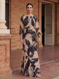 Printed Gauze Dress