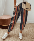 Elle | Flattering Fit & Comfort Waistband Trouser With Print
