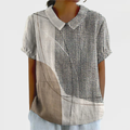 Lana | Shirt with Abstract Dots and Lines