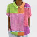 Zoe | Colorful Patchwork Shirt