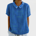 Maya | Striped Geometric Shirt