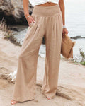 Susan | Flowing Beach Pants with Wide Legs