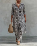 Sara | Two-Piece Set with Button Closure