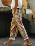 Valerie | Comfortable Checkered Pants