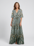 The Palmyre Embroidered Maxi Dress