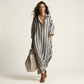 Nadira | Striped Maxi Dress