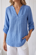 Isolde | V-Neck Linen Tunic