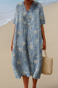The Antonia Relaxed Midi Dress