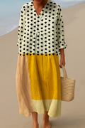 The Carmen Relaxed Midi Dress