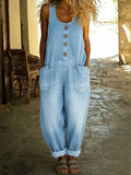 The Cecile Wide Leg Overalls