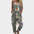 The Delphine Printed Overalls
