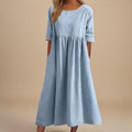 The Katia Relaxed Midi Dress