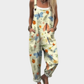 The Solene Printed Overalls