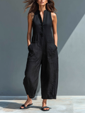 The Yvaine Linen Jumpsuit