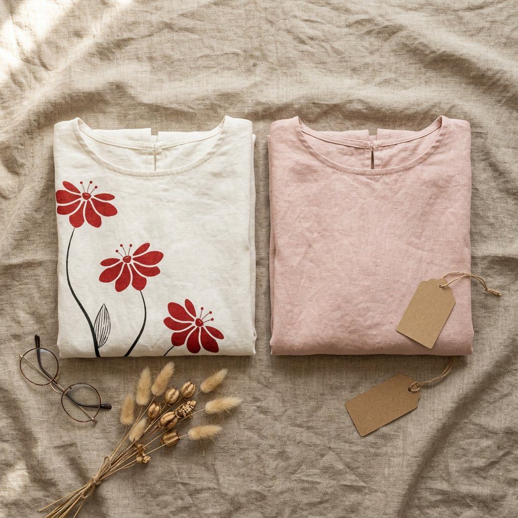 The Matilda in white with red flowers and in soft blush